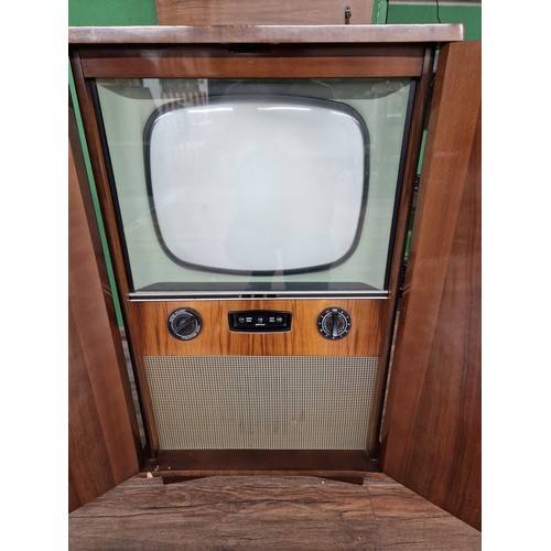 236 - Rare EKCOVISION type TCG 337 television receiver and record player cabinet