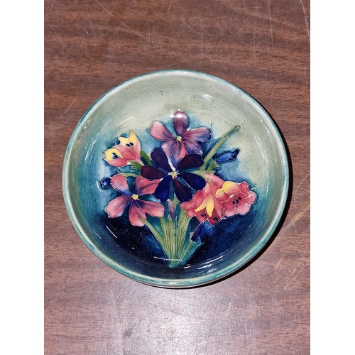 227 - 12 cm diameter Moorcroft spring flowers dish