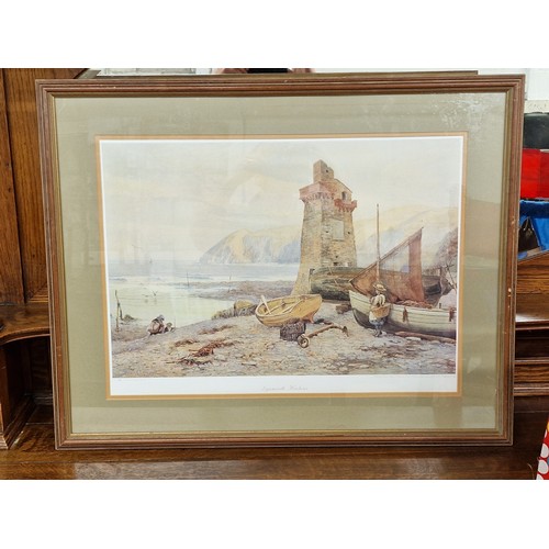 142 - 83 x 66 cm framed and mounted, limited edition (42/500) print after original 19th century painting s... 