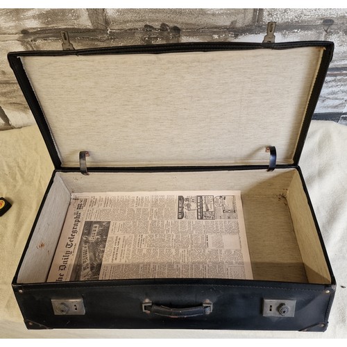 177 - Unusual pair of mid-century travel cases