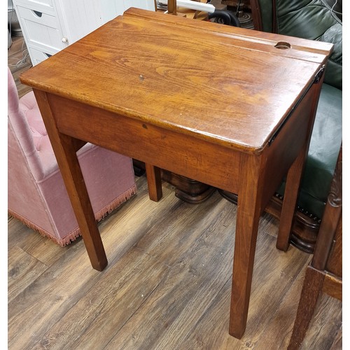 87 - Clean and tidy vintage school desk