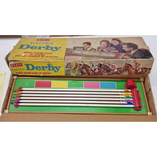 53 - Boxed Merit Electric Derby horse racing game