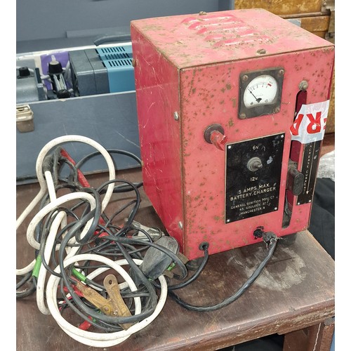 127 - Vintage General Ignition Manufacturing Ltd 6/12 volt battery charger