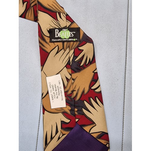 6 - Genuine 1960's Beatles 'I wanna hold your hand' silk tie