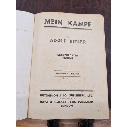 247 - Original Mein Kampf - Adolf Hitler unexpurgated edition book