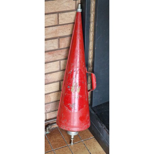 99 - Vintage Minimax cone fire extinguisher