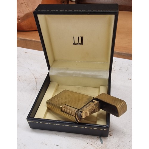 20 - Vintage Dunhill lighter in case