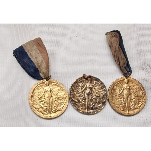 204 - Trio of WWI Birmingham peace medals