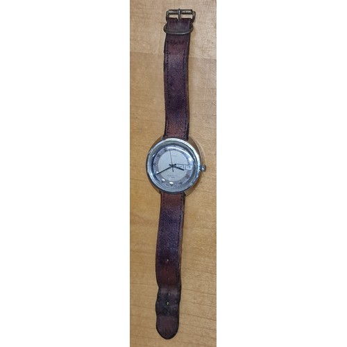 379 - Gents working vintage Timex automatic calendar watch