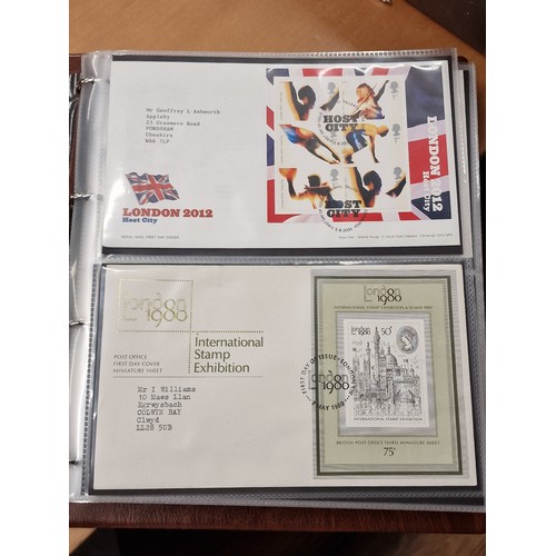 110 - Royal Mail album of assorted first day covers, dating from 1973 to 2012