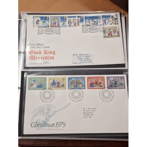 110 - Royal Mail album of assorted first day covers, dating from 1973 to 2012