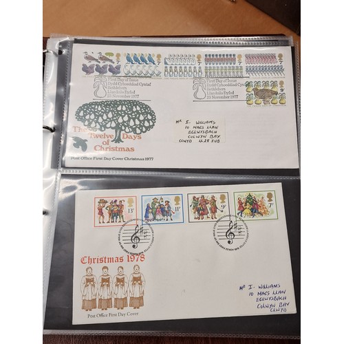 110 - Royal Mail album of assorted first day covers, dating from 1973 to 2012