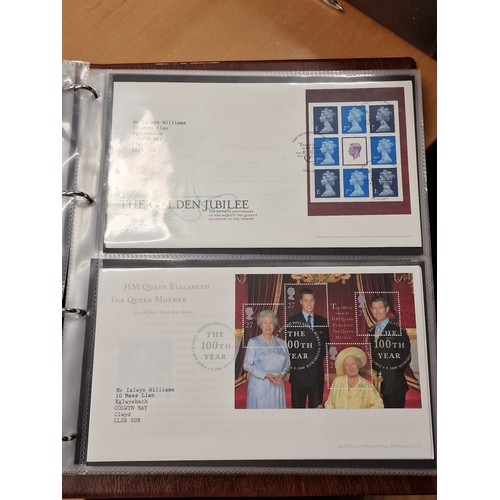 110 - Royal Mail album of assorted first day covers, dating from 1973 to 2012