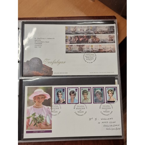 110 - Royal Mail album of assorted first day covers, dating from 1973 to 2012