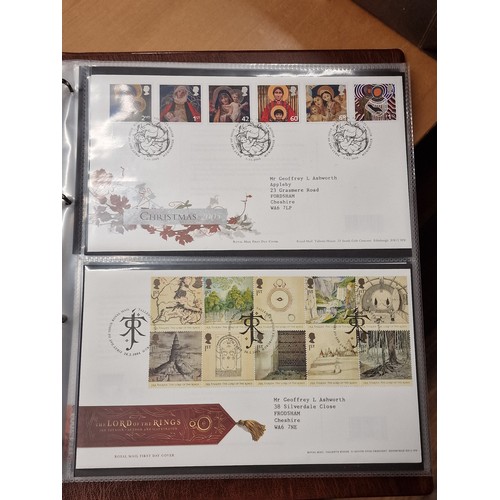 110 - Royal Mail album of assorted first day covers, dating from 1973 to 2012