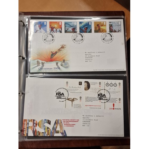 110 - Royal Mail album of assorted first day covers, dating from 1973 to 2012