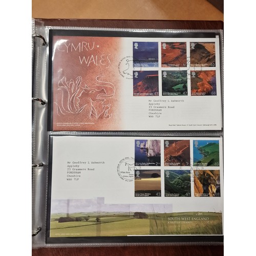 110 - Royal Mail album of assorted first day covers, dating from 1973 to 2012