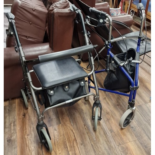 137 - Days 4 wheel with seat and Drive 3 wheel mobility walking aids