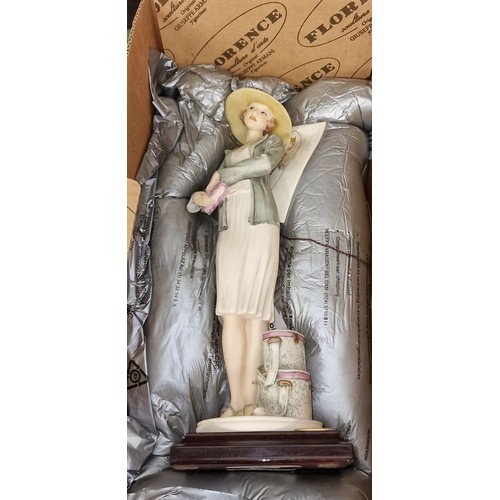 55 - Boxed and mint 31 cm Giuseppe Armani Florence Mabel figurine