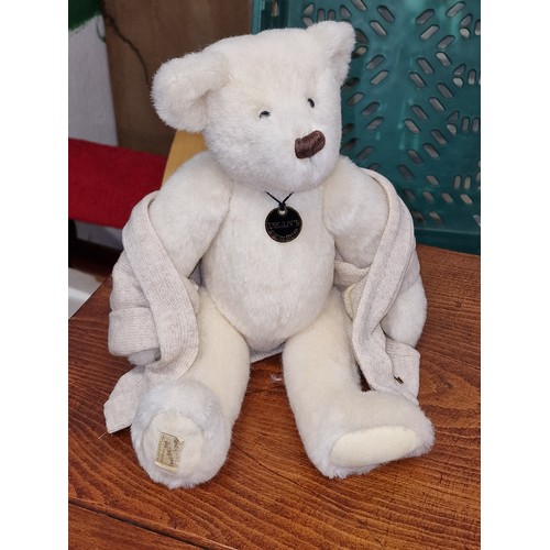 12 - Near mint 35 cm Deans 'Coco' limited edition collectors bear, numbered 220/1000