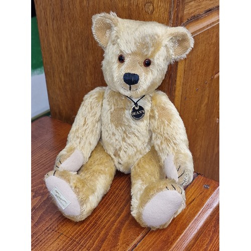 70 - Near mint 35 cm Deans 'My first teddy' limited edition collectors bear, un-numbered /5000