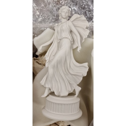 58 - Boxed and mint Wedgwood for Compton Woodhouse 'The Dancing Hours' third limited edition figure, 111/... 