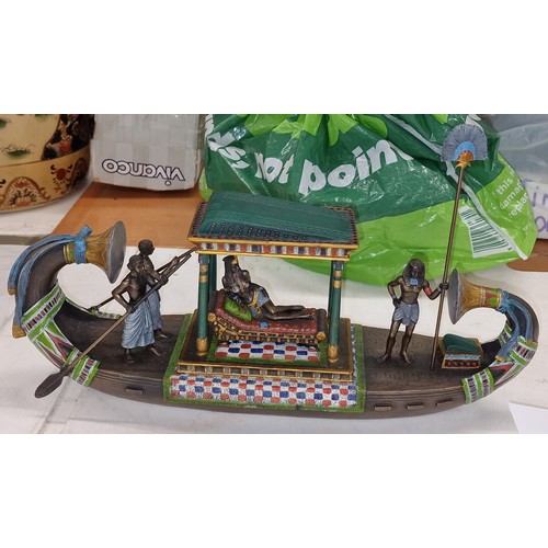 67 - 32 cm long Veronese model of Cleopatras barge