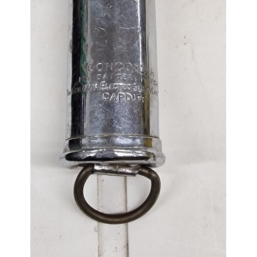 50 - Vintage Concordia safety lamp co chrome finish torch