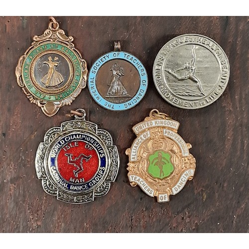 147 - Small collection of assorted ballroom and other dancing medals