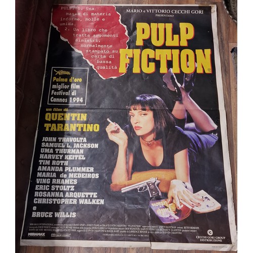 41 - Approximately 100 x 140 cm genuine very large Pulp Fiction cinema poster - 9