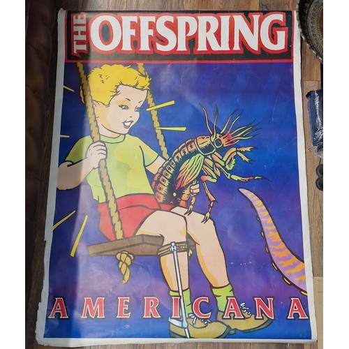 88A - Approximately 100 x 140 cm genuineThe Offspring - Americana shop album poster - couple of minor rips... 