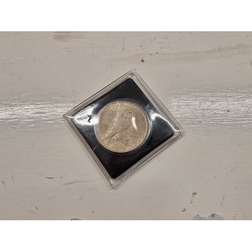 520 - USA peace silver dollar in pouch