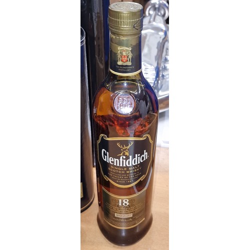 81 - Unboxed and unopened Glenfiddich 70 cl 18 year old single malt whisky