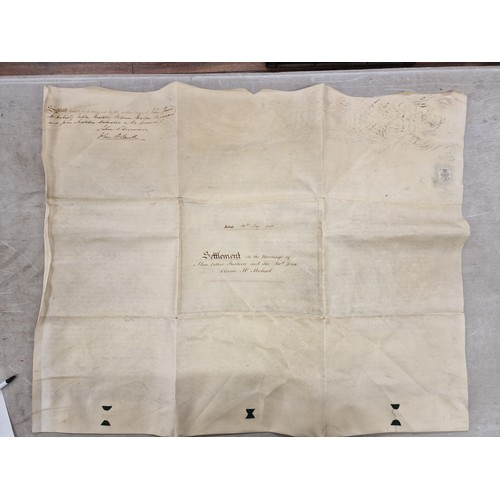 242 - 1848 large velum indenture