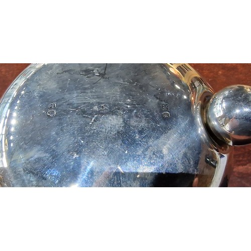 269 - 12 cm diameter and 8.5 cm tall 1932 H Lias London hallmarked silver 3 ball footed sugar bowl - 216.3... 