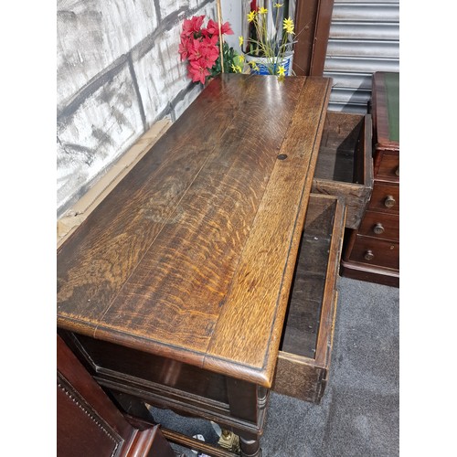 283 - 122 x 47 x 85 cm early 1900's 2 drawer sideboard