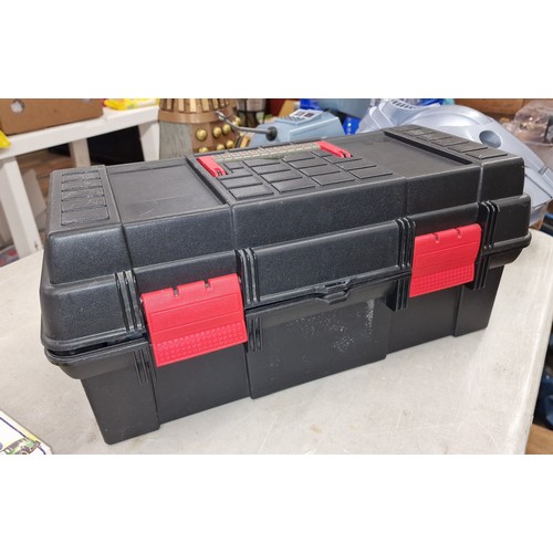 99 - Zag hard plastic tool box and contents