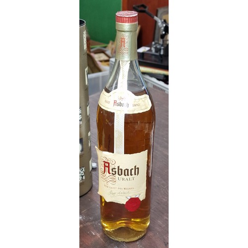 68 - Unopened 1 litre bottle of Asbach brandy