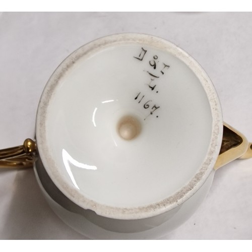 108 - 19th century small teapot - small chip on base rim