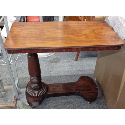 235 - Rare adjustable Victorian over bed serving table/book rest