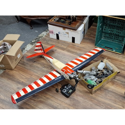 241 - Pennzoil Super Chipmunk radio control plane, 3 ft body and 51