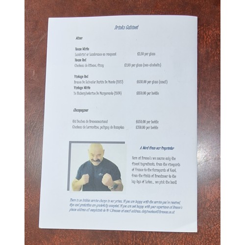 230 - Rare Charles Salvador/Charles Bronson marker pen signed 14 x 20 cm 'Free Charles Salvador' leaflet, ... 