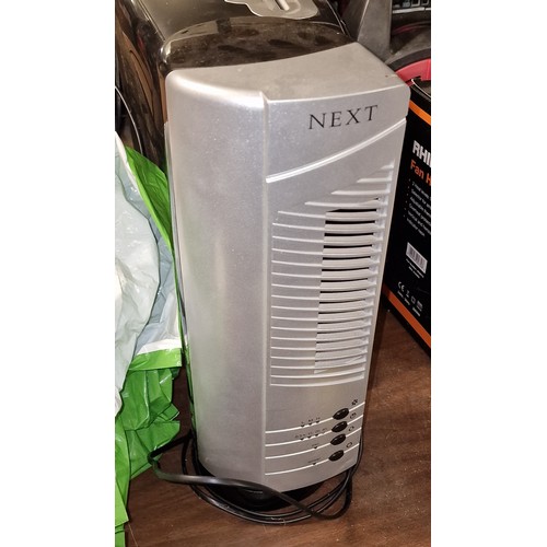 113 - Next 35 wt compact oscillating desk top heater