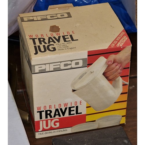 164 - Boxed as new Pifco vintage travel kettle