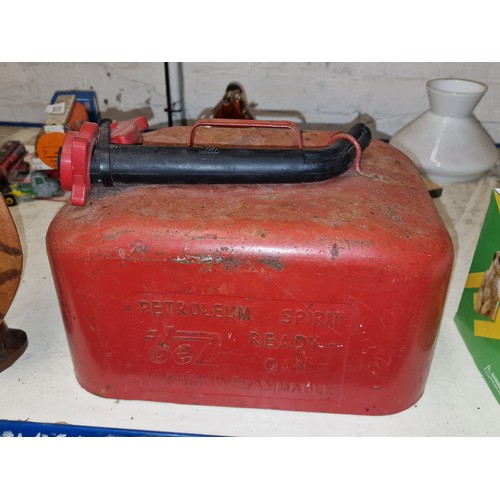 237 - Bell metal petrol can