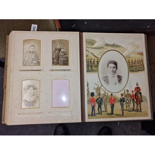 34 - 19th century The British Army photograph album with photographs