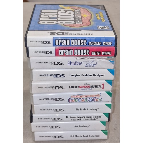 273 - 10 x assorted Nintendo DS games