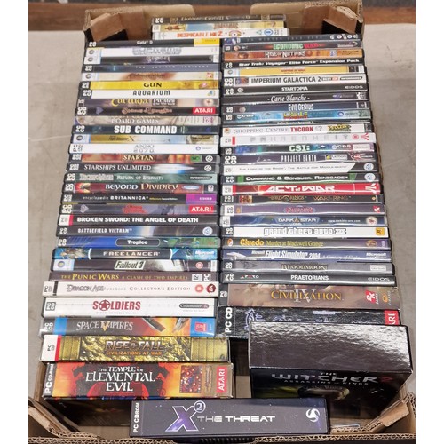 285 - Large collection of assorted good title PC games