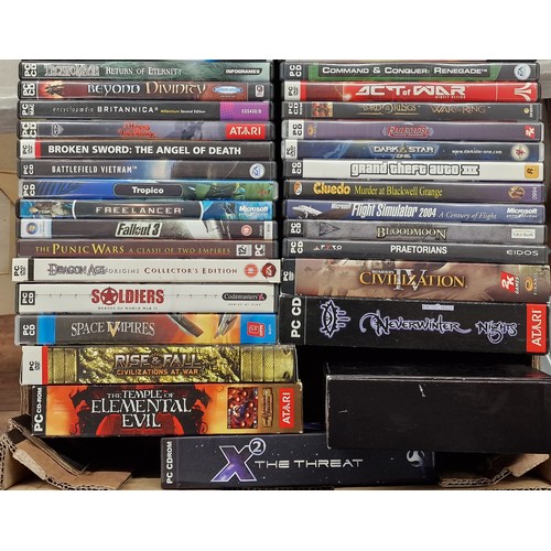 285 - Large collection of assorted good title PC games