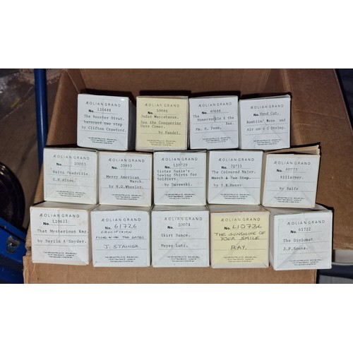 37 - 14 x assorted player organ/pianola rolls